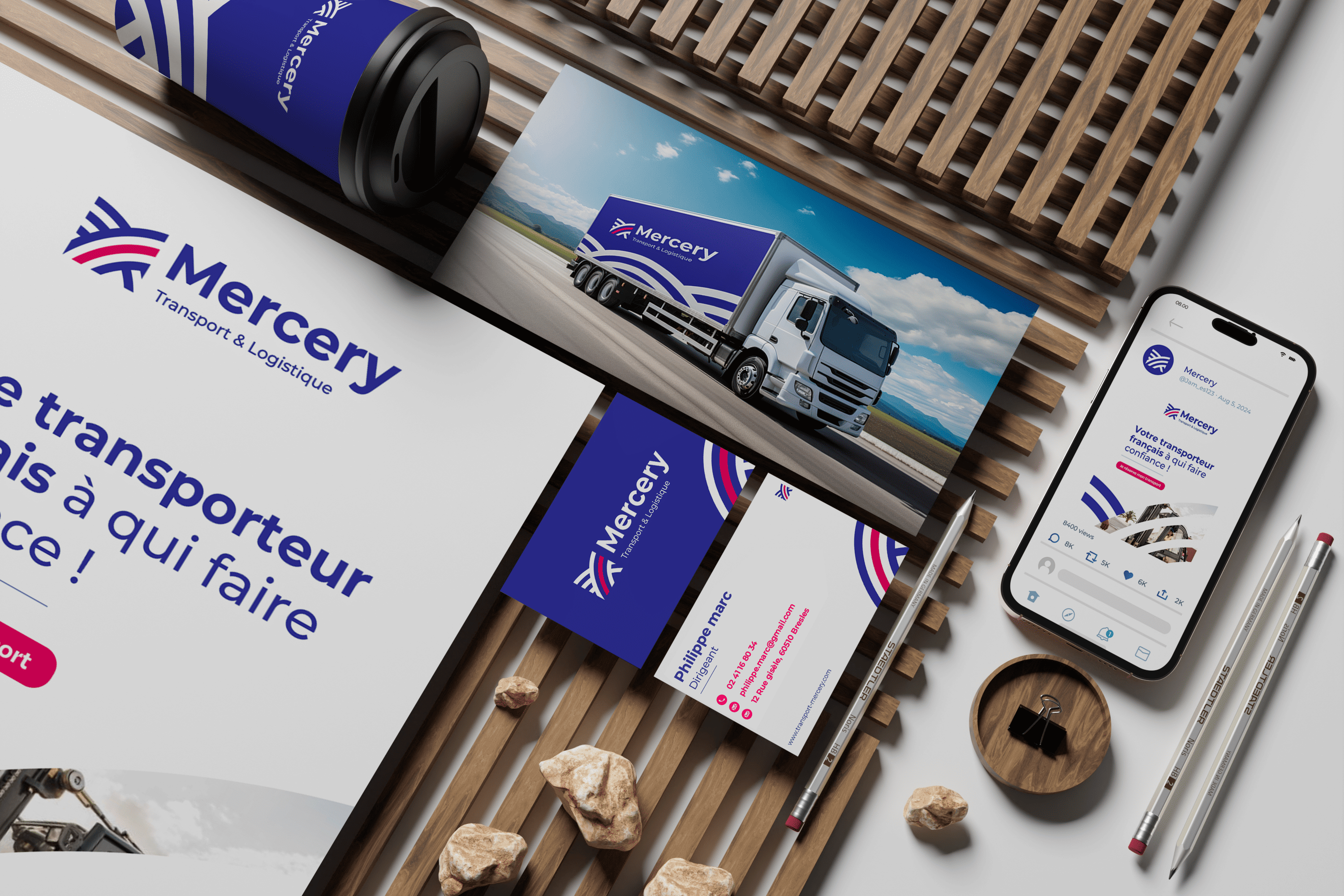 🚛 Identité visuelle transport : posez la première brique d’une communication qui roule