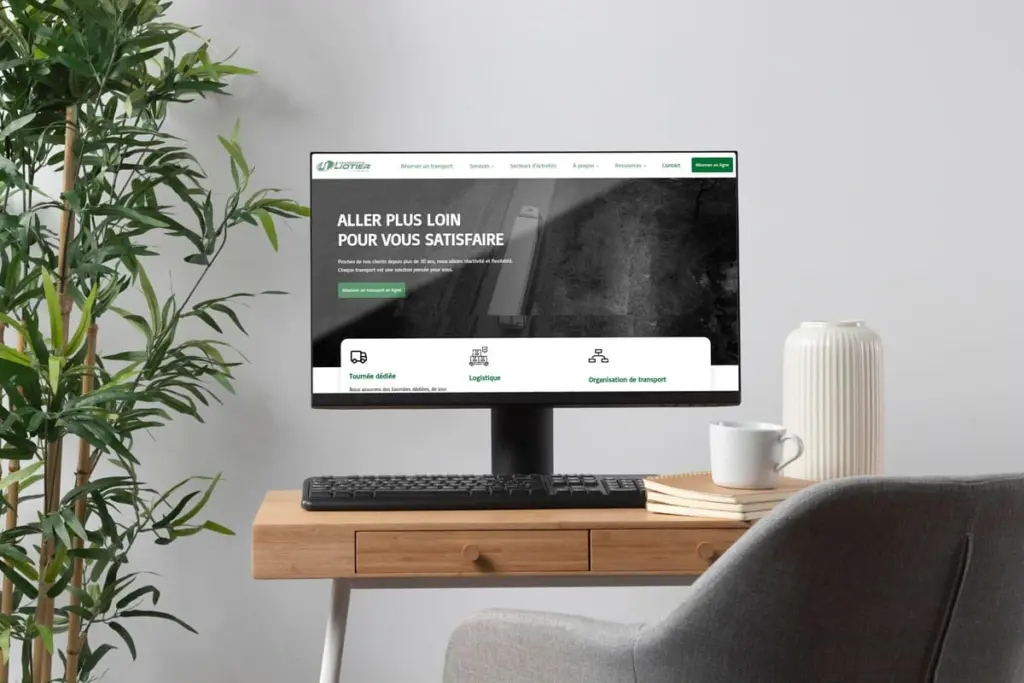 Transports Liotier : un site vitrine qui combine image et performance